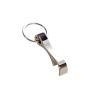 Buy cheap PU Leather Engraved Metal Bottle Opener Nickel Plating With Zinc Alloy Keyring from wholesalers