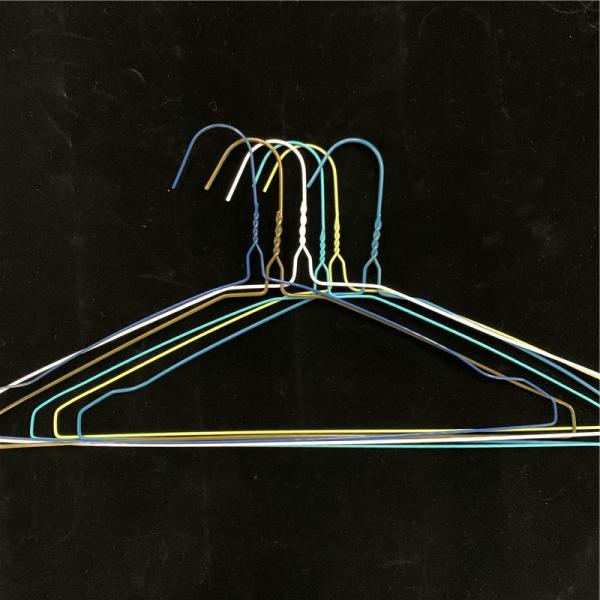 Laundry Room Non Slip Coat Hangers , 2.5mm Suit Coat Hangers For Heavier