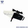Buy cheap 120w Drone Signal Jammers Handheld Gun Style 2500 Meters Built In Antenna from wholesalers