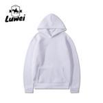 Heavyweight Felpa Plain Sky Blue Hoodie Bluza Organic Cotton Pull Over Hooded
