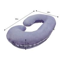 Buy cheap C Shaped 135*70cm Maternity Pregnancy Pillow 100% Polyester Filling product