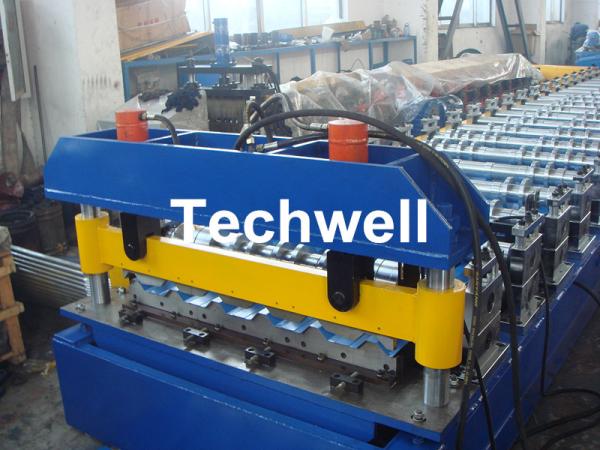 Buy cheap Hydraulic cutting Metal Roofing Cold Roll Forming Machine 13 - 22 Stations TW27-195-780 from wholesalers