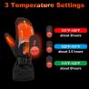 Buy cheap Winter Warming Skiing Rechargeable Heated Gloves Mittens Black Adult Waterproof Anti Slip from wholesalers