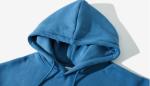 Black Plain Unisex Pull Over Hooded Jacket 3d Printed Hoodies For Men