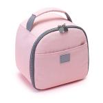 Round Shape Freezable Thermal Cooler Lunch Bags For Women