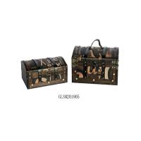 Buy cheap 2 Set Plywood L30 Reclaimed Wood Storage Chest product