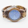Buy cheap Japan calendar quartz movement fashion zebra wood wahches with your logo from wholesalers