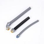 Liquid tight conduit black color, 1/2" Steel liquid tight conduit