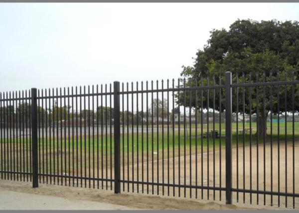 Buy cheap Industrial Security 1.8m High Steel Ornamental Fence Galvanized Powder Coated from wholesalers