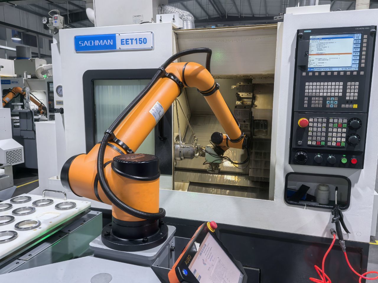 Buy cheap 6 Axis Industrial Collaborative Robot Arm AUBO Cobot China Manufacturer CNC Robotic from wholesalers