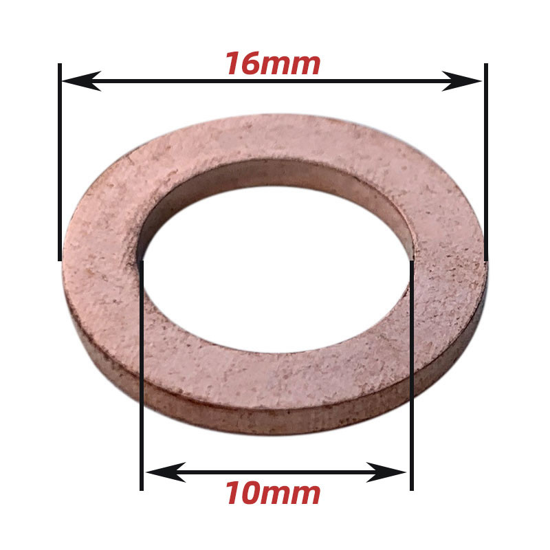 M8 M10 Banjo Bolt Crush Washers For Motorcycle Hydraulic Clutch Brake Pump