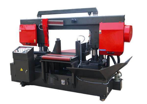 Buy cheap Column Metal Roller Feeding 4kw Horizontal Band Saw Machine from wholesalers