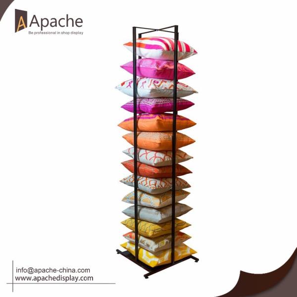 Buy cheap Retail Store Metal Display Stands Metal Pillow Display Rack With Casters from wholesalers