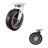 Buy cheap Flat Tread 200mm Silent Wheel 300kg Swivel PU Castor from wholesalers
