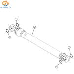 5701981 5827096 Stick Arm Bucket Hydraulic Cylinder for 390F Excavator Parts