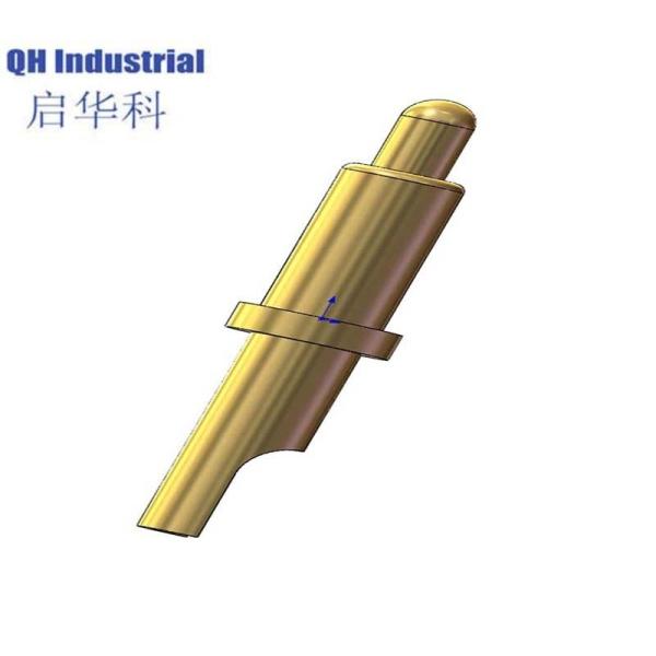 Buy cheap Factory price customized accessories brass gold plated female male spring loaded contact pogo connector pin from wholesalers