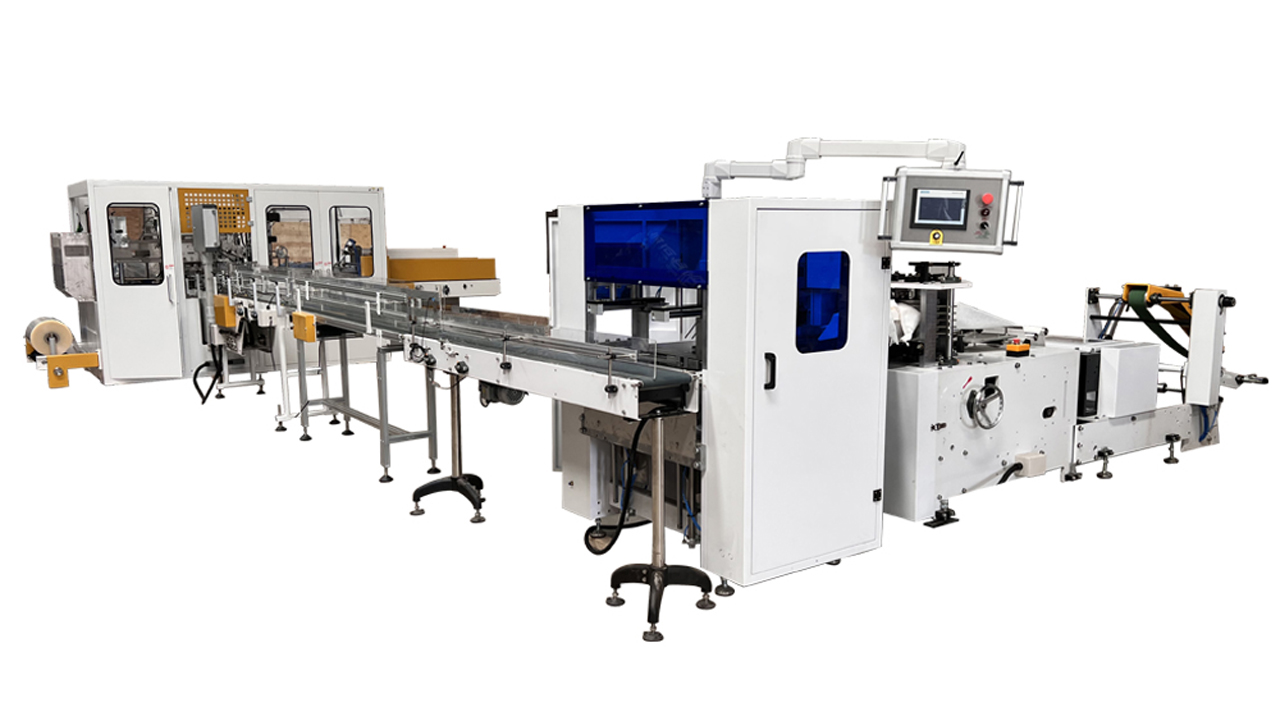 Full Automatic 150 Bags/minutes Soft Drawing Facial Tissue And Napkin Paper Packing Machine