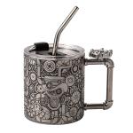 Buy cheap 14oz Insulated Stainless Steel Coffee Mug Double Wall Custom Logo from wholesalers