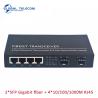 Buy cheap 4RJ45 2SFP Fiber Media Converter , 2G4FE Gigabit Ethernet Fiber Switch from wholesalers