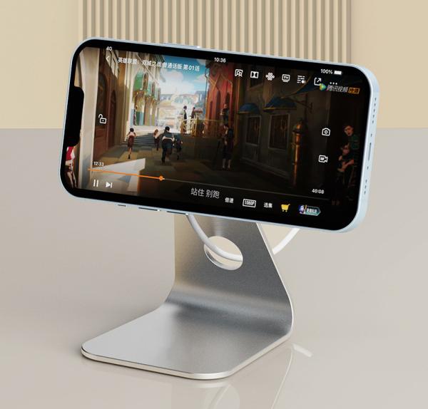 Buy cheap Custom Logo Anti Skid Wireless Charger Corporate Gift Aluminum Alloy Stand For Phone from wholesalers