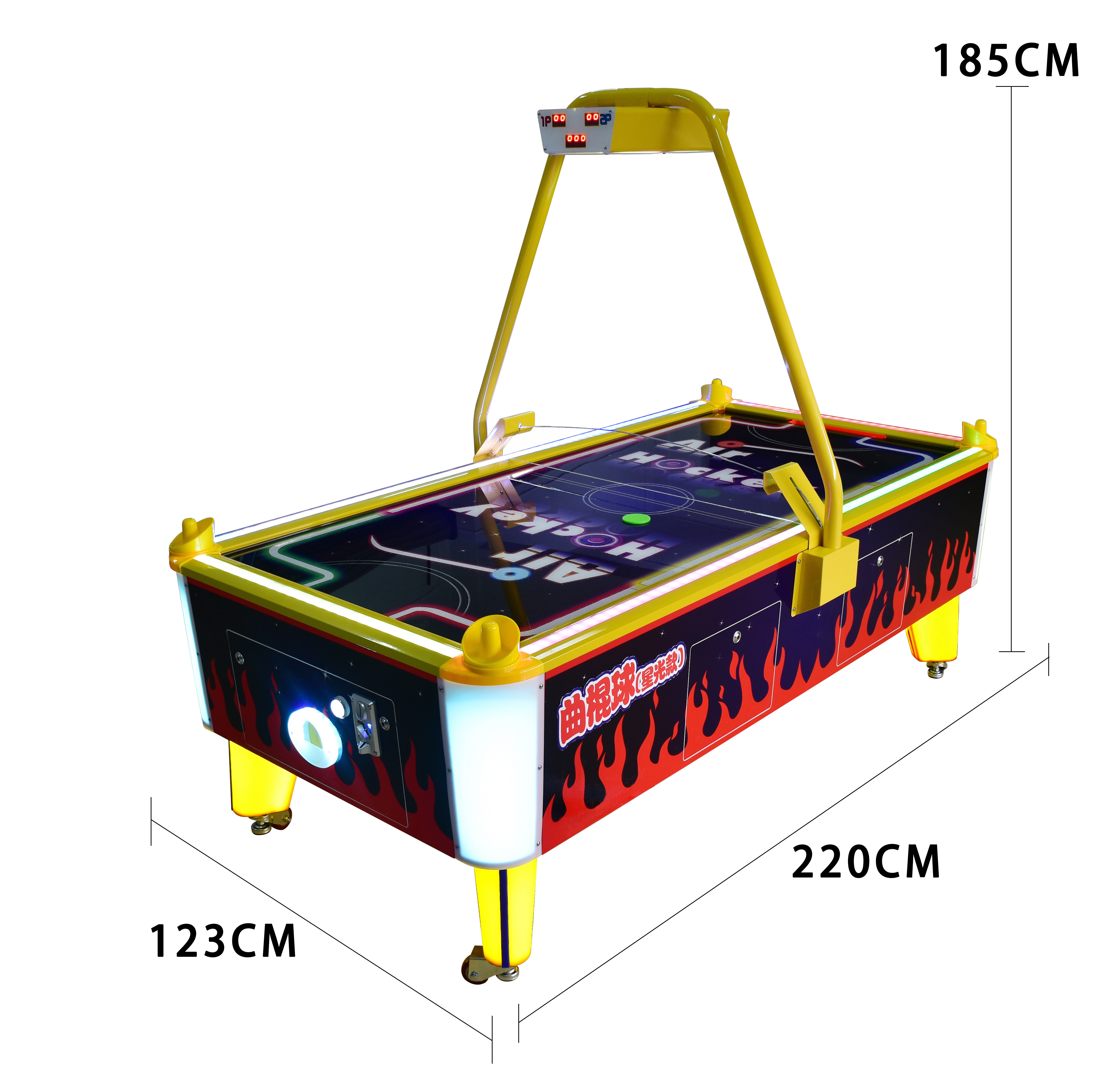 ODM Table Arcade Game Machines Air Hockey Pucks Pool 200w