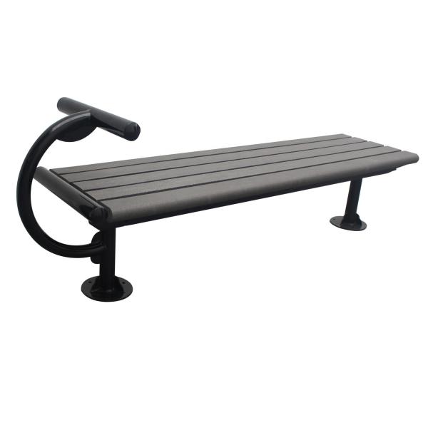 Buy cheap Outdoor Recycled Plastic Backless Bench For Playground Sit Up Workout from wholesalers
