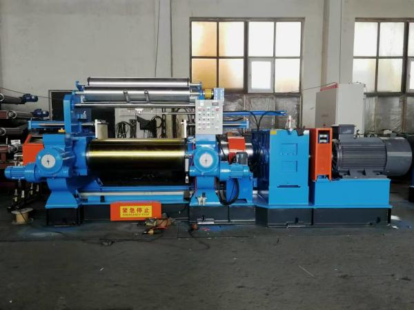 Cast Iron Two Roller Rubber Mixing Mill Machine And Roller Diameter 12 14 16