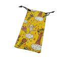 Natural Digital Pringting Glasses Pouch Case 100% Polyester Eco-friendly