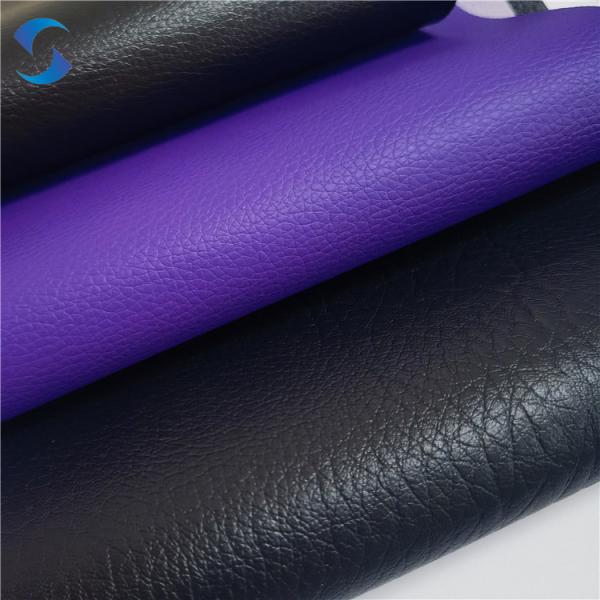 Buy cheap Woven Backing Embossed Leather Fabric for Fashion Accessories sofa set living room furniture PVC faux leather fabric from wholesalers