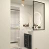 Buy cheap Matte Black Aluminium Shower Enclosure Bathroom Tempered Glass Partitions from wholesalers