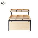 Wooden Fruit And Vegetables Shelves Display Rack For Supermarket