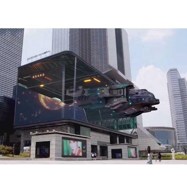 Buy cheap Outdoor Super Large 3D Advertising Screen , Full Color Seamless Video Walls from wholesalers