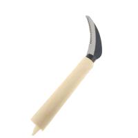 Buy cheap 120pcs/ Carton Stainless Steel Serrated Sickle 0.3mm 10in Cleaning Grass Sickle product