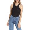 Buy cheap Customized Cotton Black Crewneck Gym Short Sleeve Women Tank Top Female Sportswear from wholesalers