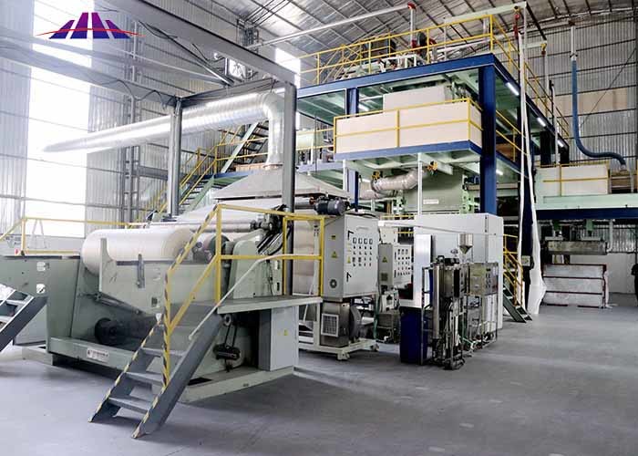 2400mm Hydrophobic Non Woven Fabric Production Line Machinery High Speed