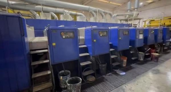 Buy cheap used QS245 six color printer slotter die cutter inline casemaker from wholesalers