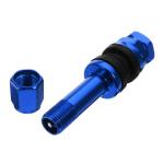 Colorful Aluminium Car Tyre Valve Stem Straight Mouth With Black Dust Caps