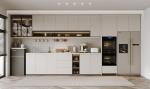 Melamine Modern Kitchen Cabinet Contemporary Ready Made Cabinets With Sink
