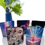 Plastic DEO Farms PET Edible Resealable Mylar Bag 3.5g ziplockk Mylar Bags