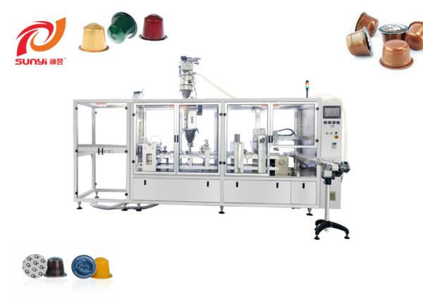 Buy cheap High Accuracy Four Lanes Compatible Nespresso Capsule Filling, Sealing and Packaging Machine from wholesalers