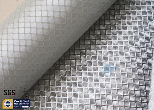 Buy cheap Silver Coated Fabric Aluminized Fiberglass Cloth 0.2MM 260℃ Decoration from wholesalers