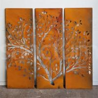 Buy cheap Laser Cutting Decorative Garden Room Divider Panels Corten Steel Privacy Screen product