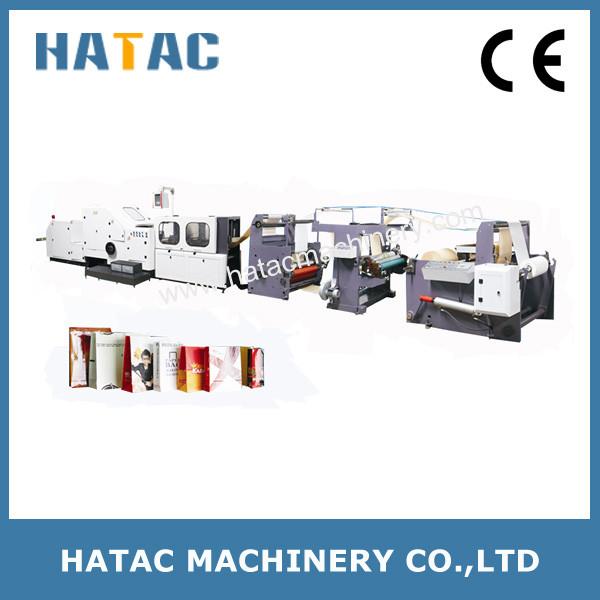 Shopping Paper Bag Machine,Food Paper Bag Making Machine,Square Bottom KFC Bag