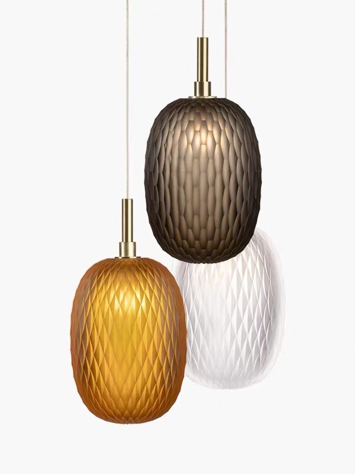 MODERN HOME GLASS SHADE PENDANT LAMP CHANDELIER LAMP MODERN PENDANT LIGHT
