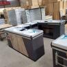 Buy cheap Gondola Supermarket Checkout Counter Stainless Steel Material Powder coating Surface from wholesalers