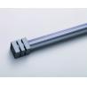 Buy cheap Curtain rod Roman rod single and double rod perforated hook simple living room aluminum alloy rail bracket accessories from wholesalers