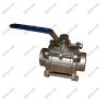 Buy cheap Thread Connection Pieces Stainless Steel 3 Piece Type Water Ball Valve from wholesalers