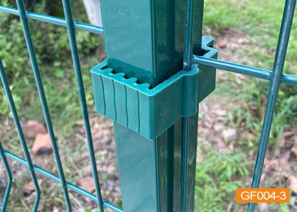 Buy cheap Rectangle Post PE Coating 50*200mm Wire Mesh Security Fence from wholesalers