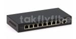 Buy cheap DF-1E-8EP 8-Port 10/100Mbps Fast Ethernet Switch with Non-Congealing Humidity 0-95% from wholesalers