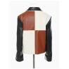 Buy cheap High Fashion Breathable Stitching Color Long Sleeve Button Cropped PU Baseball Leather Jackets from wholesalers